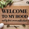 Welcome To Motherhood - Mother's Day Doormat - Best Mum -  Mother's Day Gift - Housewarming Gift - Gift For Her - Funny Doormat