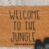 Welcome to the jungle, doormat, welcome mat, housewarming, man cave, gifts for him, gifts for her, funny doormat, under 60, birthday gift