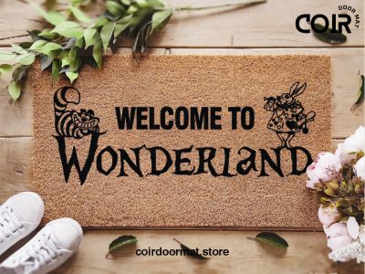 Welcome To Wonderland Doormat - Alice In Wonderland Doormat - New Home Gifts - House Decor - Disney - New Home Gift - Housewarming Gift