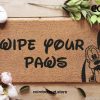 Wipe Your Paws Doormat - Coconut Coir Welcome Mat - Pluto - Funny Door Mat - Disney Lover Gift - Home Decor - Disney Doormat