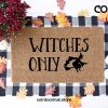 Witches Only, Halloween Doormat, Welcome Mat, Fall Doormat, Fall decor, Halloween Decor, Front Porch Decor, Fall home, Gifts for her, Home