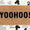 Yoohoo Welcome Doormat - Disney Frozen - Big Summer Blow Out - Funny Disney Welcome Mat - Disney Coir Door Mat