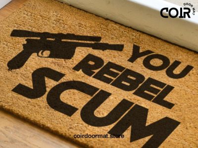 You Rebel Scum - Star Wars Welcome Doormat - Starwars Coir Mat - Han Solo - Starwars Film Quote - Disney And Star Wars Lovers - Fandom Gifts