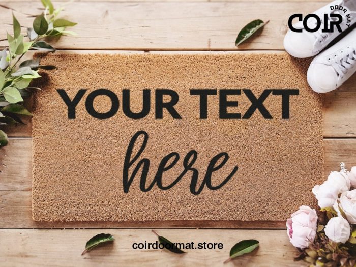 Your Text Here - Custom Doormat - Personalized Doormat - Custom Rug - Housewarming Gift - Home Decor - Personalised Doormat