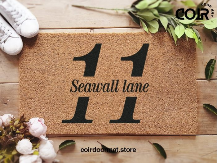 Seawall Land Coir Doormat